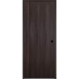 Vona 01 18 in. x 80 in. Left-Handed Solid Core Veralinga Oak Textured Wood Single Prehung Interior Door