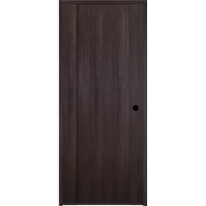 Vona 01 24 in. x 80 in. Left-Handed Solid Core Veralinga Oak Textured Wood Single Prehung Interior Door