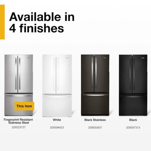 Whirlpool 33 in. 22 cu. ft. Standard Depth French Door
