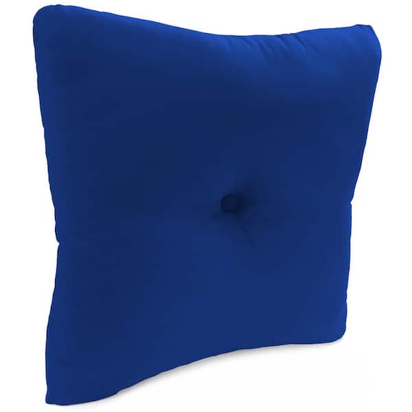 24 in. W x 23.5 in. H x 7 in. T Square Tufted Outdoor Chair Back Cushion
