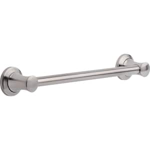 Transitional 18 in. x 1-1/4 in. Concealed Screw ADA-Compliant Decorative Grab Bar in Stainless