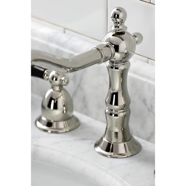 Duchess 8 in. Widespread 2-Handle Bathroom Faucet in Polished Nickel