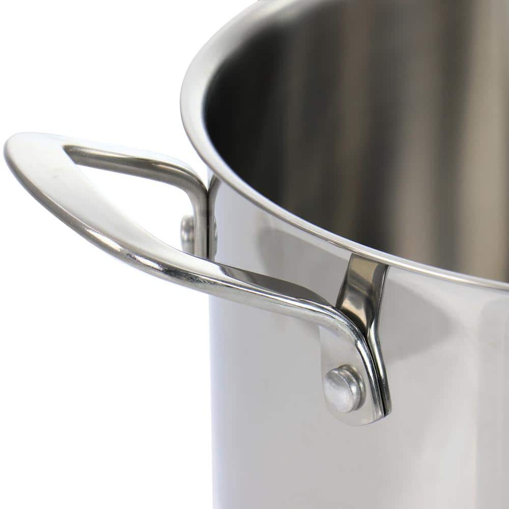 5 Quart Stainless Steel Dutch Oven with Vented Glass Lid