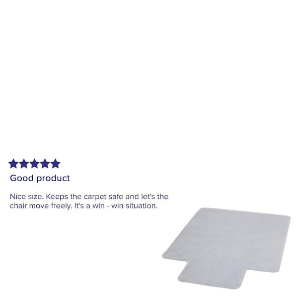 Carnegy Avenue Clear Office Chair Mat CGA-MAT-5212-CL-HD - The