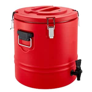 Vollum Stainless Steel Insulated Beverage Dispenser - 8 Liter Drink Dispenser With Spigot For Hot & Cold Beverages