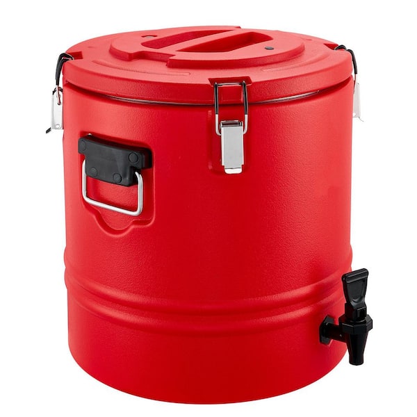 8 Gal. Insulated Beverage Dispenser, Thermal Hot and Cold Drink Server with Spigot, Food-Grade Stainless Steel Interior