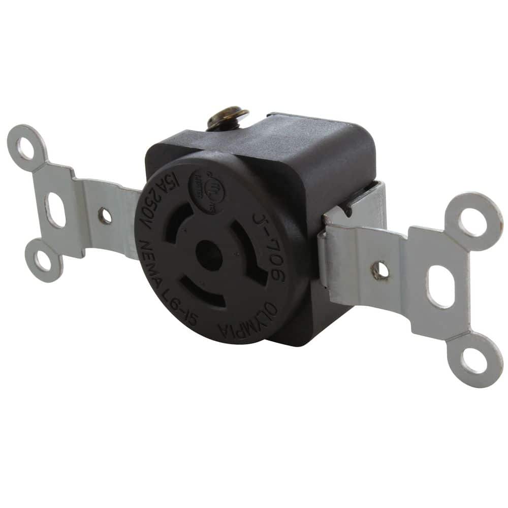 NEMA L6-15R 15A 250V Flush Mount Locking Industrial Grade Outlet price history on PriceWatchPro