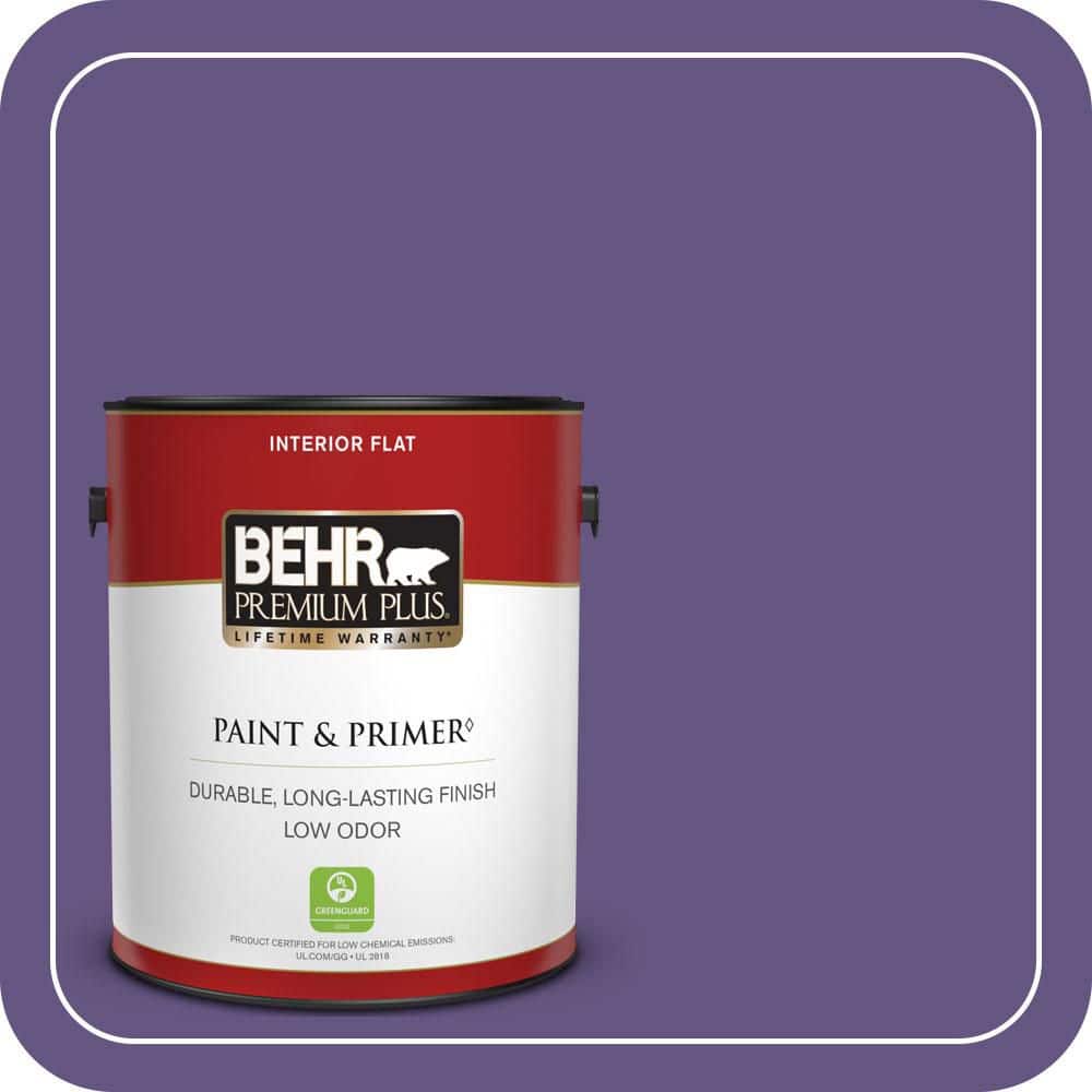 1 gal. #PPU16-02 Vigorous Violet Flat Low Odor Interior Paint & Primer price history on PriceWatchPro