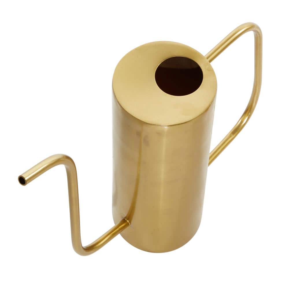 Glamorous Gold Metal Watering Can Planter Trio - Indoor/Outdoor Use