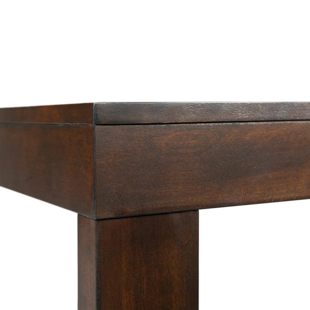 Drew 52'' Warm Cherry Rectangular Wood Coffee Table