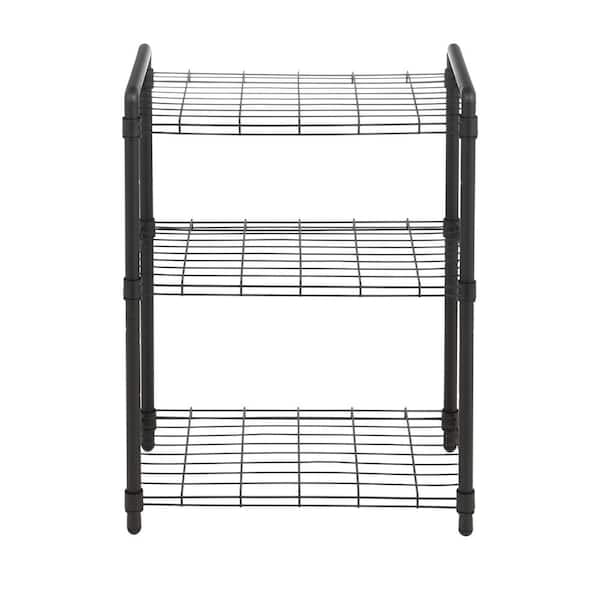 3 Tier Adjustable Wire Shelving, Small Stacking Wire Shelves