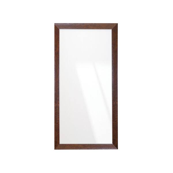 BrandtWorks Dashboard Burl Elegance Framed Mirror 32 in. W x 71 in. H