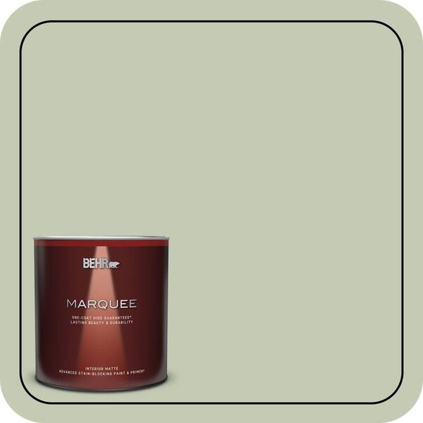 BEHR MARQUEE 1 qt. #420E-3 Spring Hill Matte Interior Paint & Primer