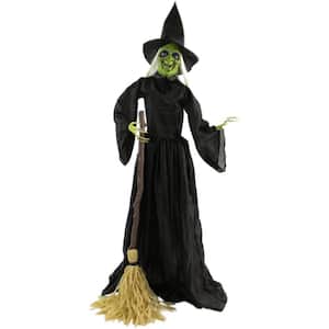 71 in. Touch Activated Animatronic Witch