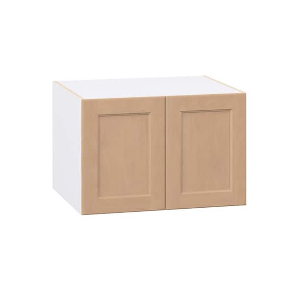 Lakewood 30 in. W x 24.5 in. D x 20 in. H Assembled Shaker Wall Bridge Kitchen Cabinet in Sugar Cookie