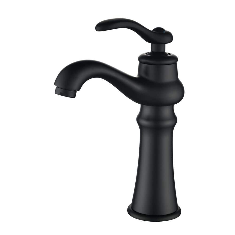 Tomfaucet 8 in. H Single Handle Single Hole Bathroom Faucet 1.59