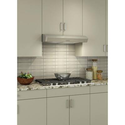 Mantra AVDF1 Series 30 in. 375 Max Blower CFM Convertible Under-Cabinet Range Hood with Light in Stainless Steel