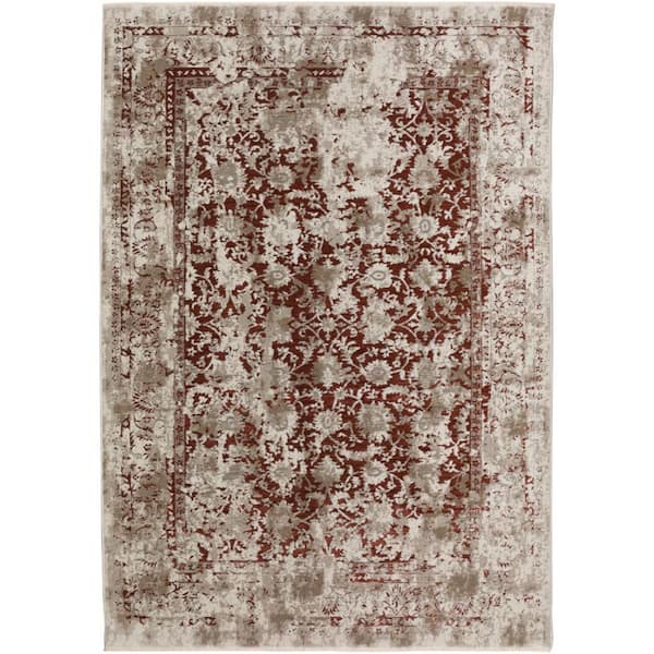 9 X 13 Red Oriental Runner Rug