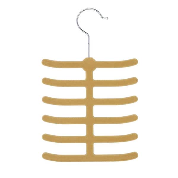 Honey-Can-Do 12-Hook Tan Tie Hanger Rack (20-Pack)