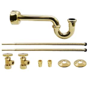 Standard Pedestal Lavatory Supply Kit Polished Brass