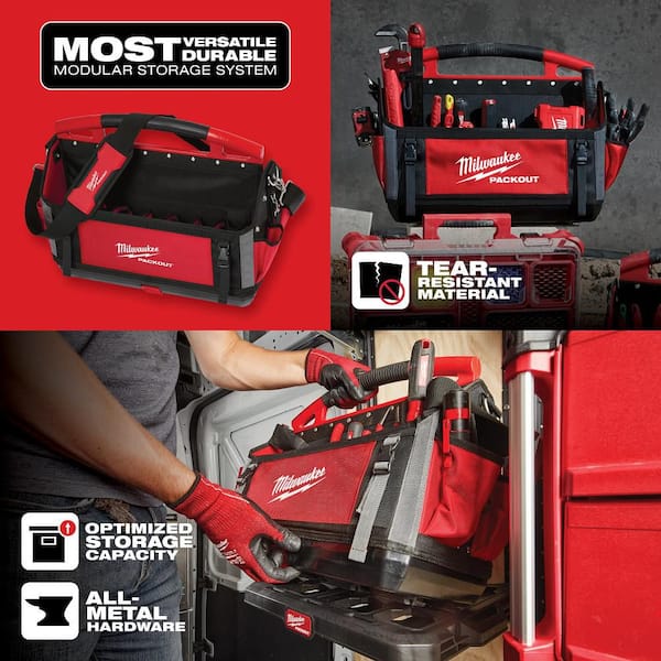 Milwaukee 20 in. PACKOUT Tote 48-22-8320 - The Home Depot