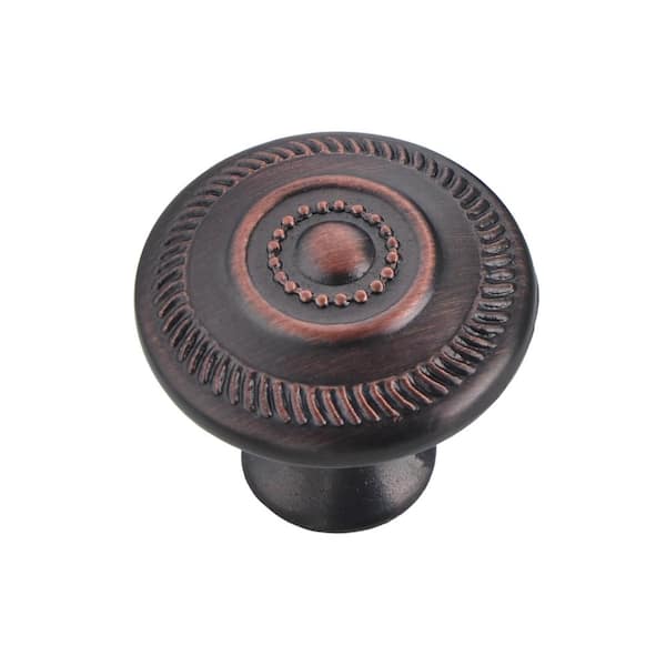 Utopia Alley Bergen Oil Rubbed Bronze Cabinet Knob, 1.05" Diameter