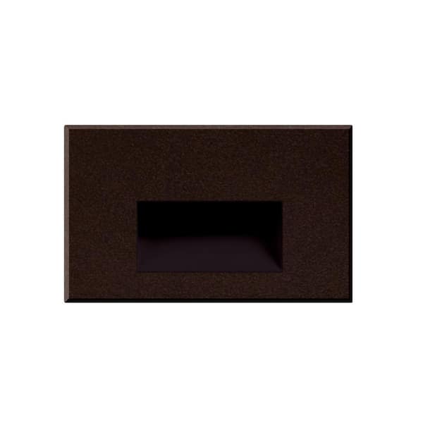 Sonic 3 in. 1-Light 12-Volt 4-Watt Bronze Integrated LED Exterior Stair Light