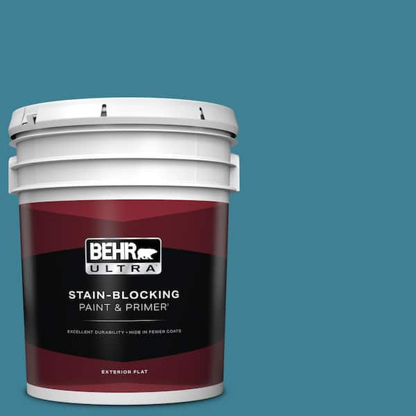 BEHR ULTRA 5 gal. #540D-6 Wipeout Flat Exterior Paint & Primer