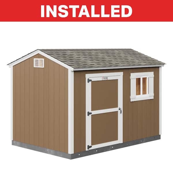 Tahoe Series Carson Installed Storage Shed 8 ft. x 12 ft. x 8 ft. 6 in. (96 sq. ft.) 7 ft. High Sidewall