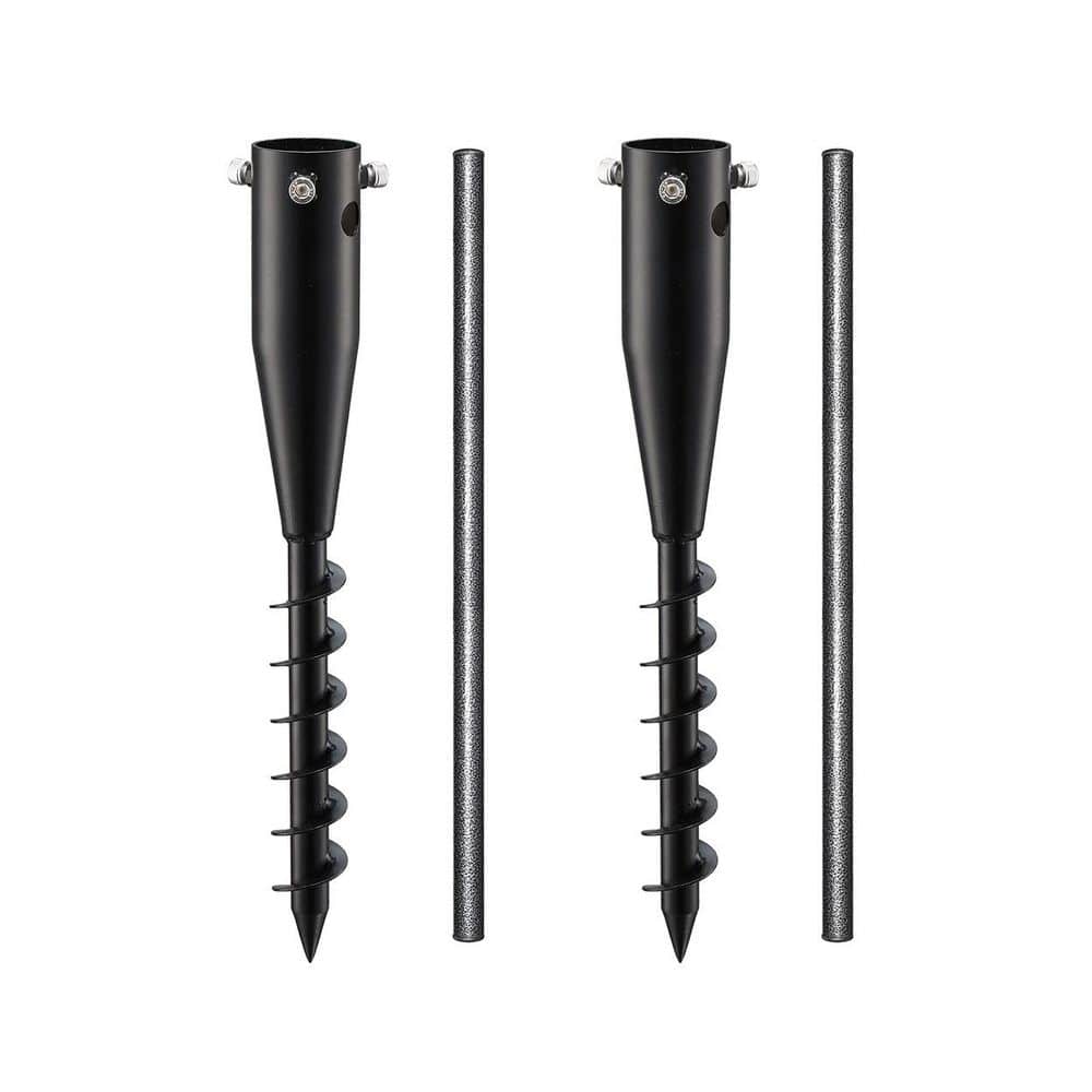 17 in. Heavy Duty Outdoor Umbrella Stand Metal Sand Anchor No Dig Ground Holder Christmas Tree Stand Base 2 Pack price history on PriceWatchPro
