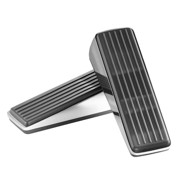Heavy Duty Door Stopper, 2 Pack, Door Stop Wedge for Bottom, Premium Zinc Alloy and Dual-Sided Non-Slip Pads 2025 update