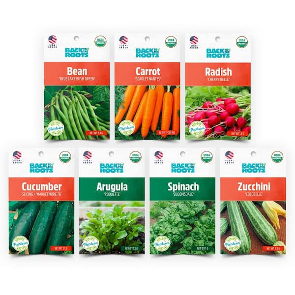 Back to the Roots Organic Summer Seeds Variety (7-Pack)