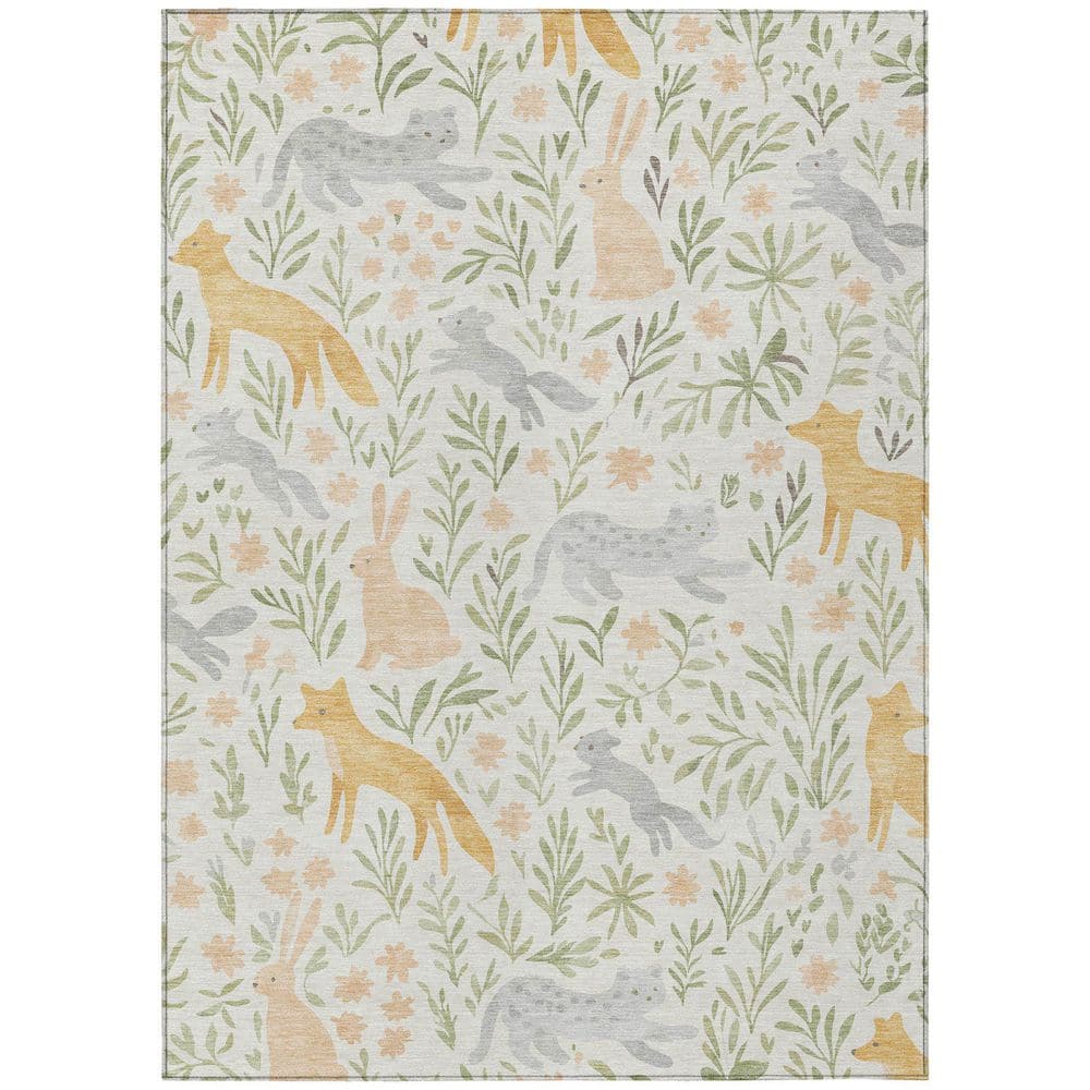 Chantille Machine Washable Indoor/Outdoor Abstract ACN2509 Ivory 9 ft. x 12 ft. Area Rug price history on PriceWatchPro