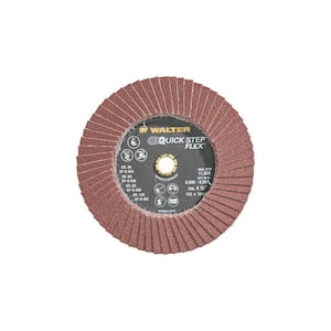 Quick-Step 4.5 in. GR80, Flexible Flap Discs (Pack of 10)