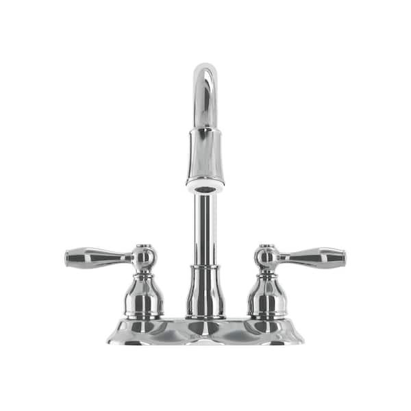 Glacier Bay Mandouri 4 in. Centerset 2 Handle LED Bathroom Faucet