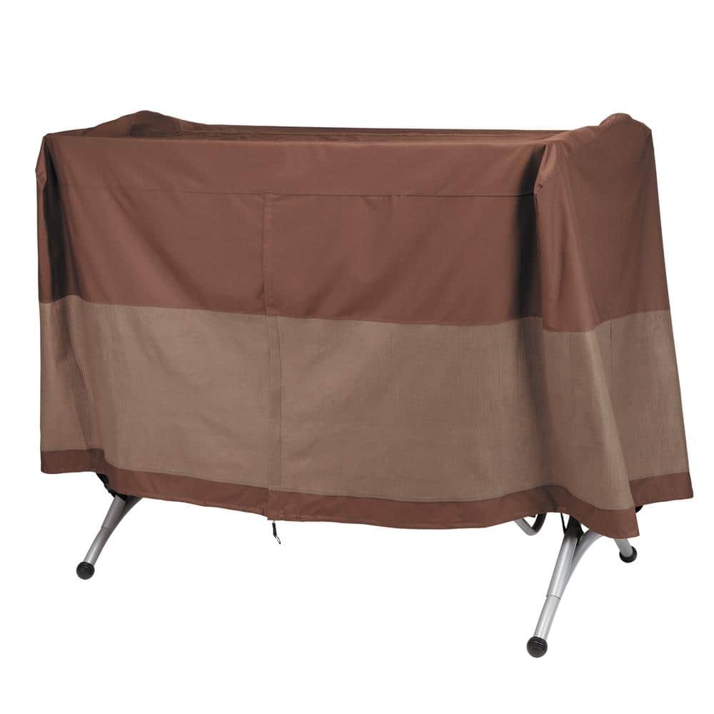 Ultimate 80 Inch Waterproof Beige and Brown Polyester Swing Cover
