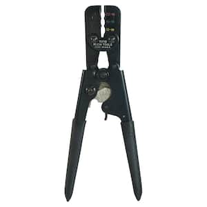 9 in. Full-Cycle Ratcheting Crimper for Insulated Terminals