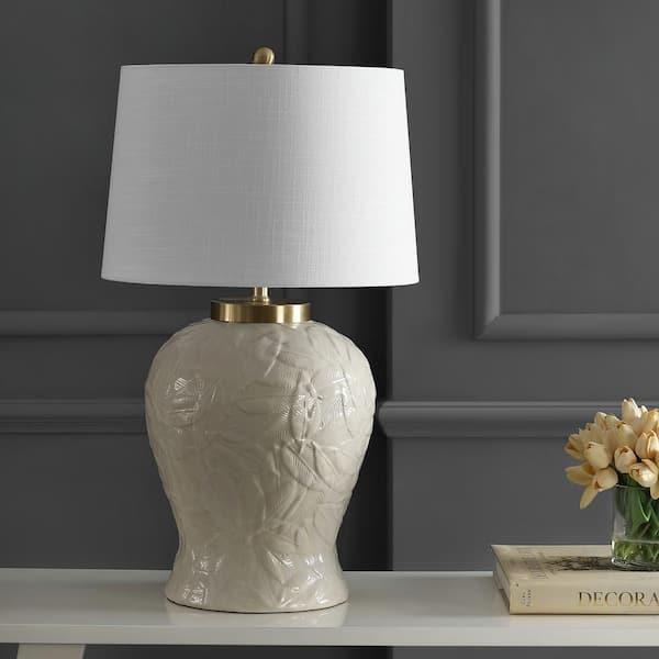 large cream ceramic table lamps