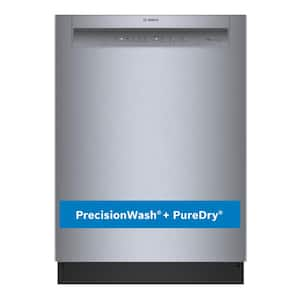 100 Series 24 in. Stainless Steel Front Control Tall Tub Dishwasher with Hybrid Stainless Steel Tub, 50 dBA