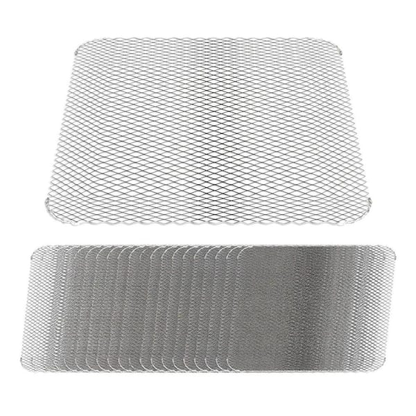 10-Piece Non-Stick Aluminum Disposable Grill Topper Set for Outdoor Grills, Easy Clean Mesh, Gas Charcoal Compatible