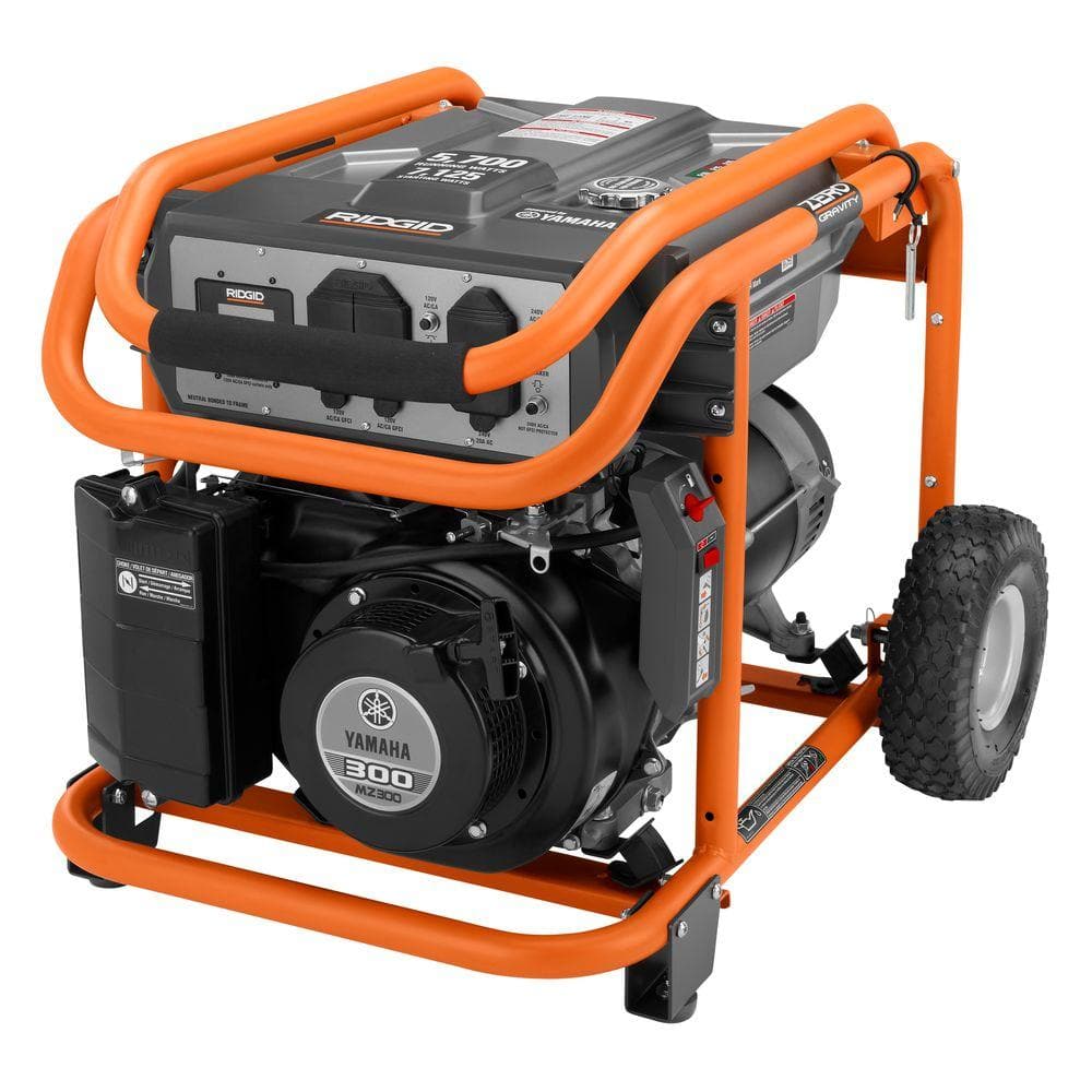 57□GENERATOR MODEL Lサイズ　 RI0524-2 6500W Electric Start Tri Fuel Generator with CO Shield® - 201169