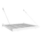 Pro Series 4 ft. x 4 ft. Wall Mounted Steel Shelf in White