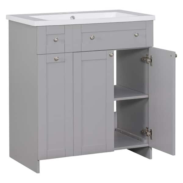 Aoibox 36 in. W x 18 in. D x 34.5 in . H Bathroom Vanity in