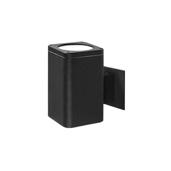 Radionic Hi Tech Addison Black Outdoor Integrated LED Wall Mount Sconce