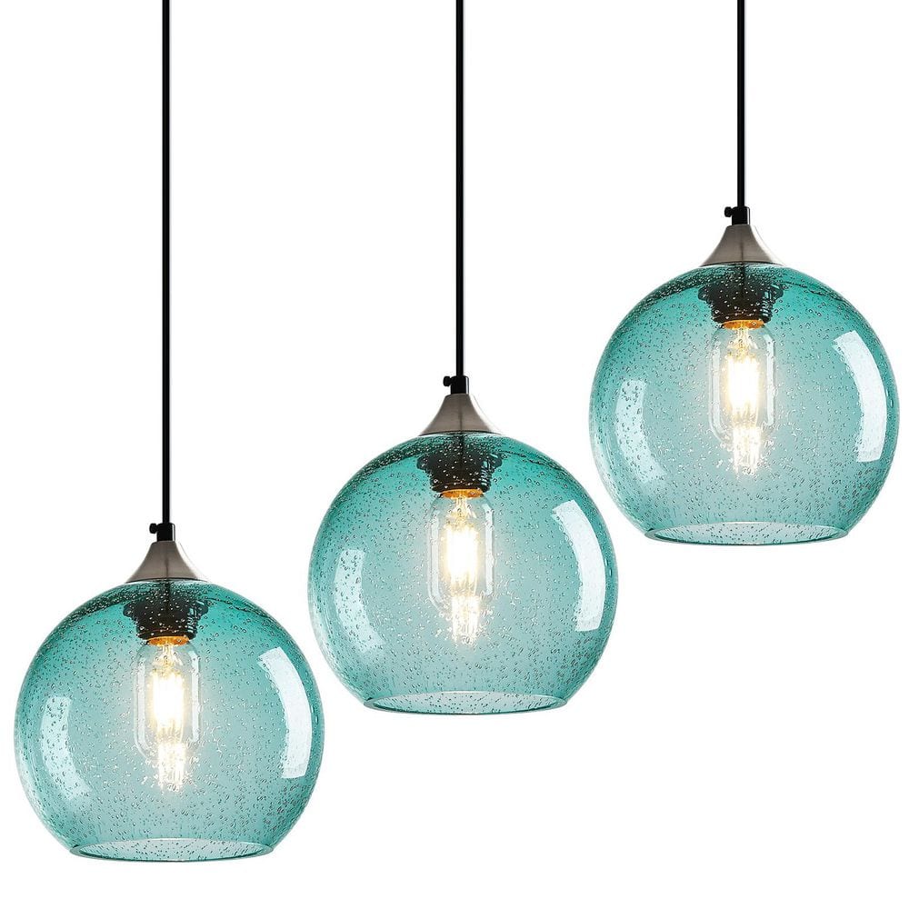 ZHLWIN Home Lighting ‎60Watts 1 Light 7. 87in Light Blue Glass
