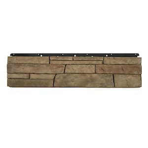 8 in. x 36 in. Versetta Stone Flat Ledgestone Terra Rosa Siding (6-Bundles)