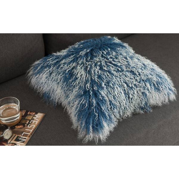 mongolian lambswool pillow