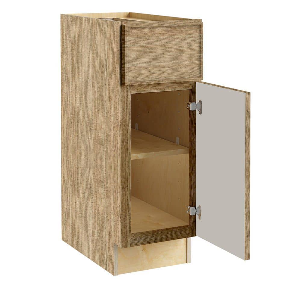 Franklin 15 in. W x 21 in. D x 34.5 in. H Assembled Plywood Base Bath Cabinet in Vanguard Oak with Soft Close RH price history on PriceWatchPro