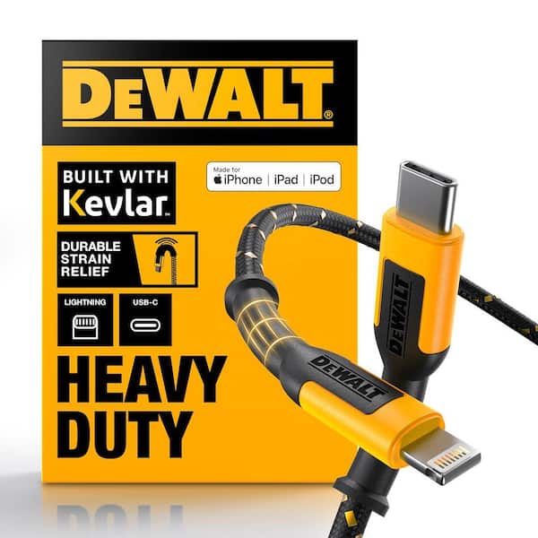 4 ft. DW3 Reinforced Cable for Lightning to USB-C