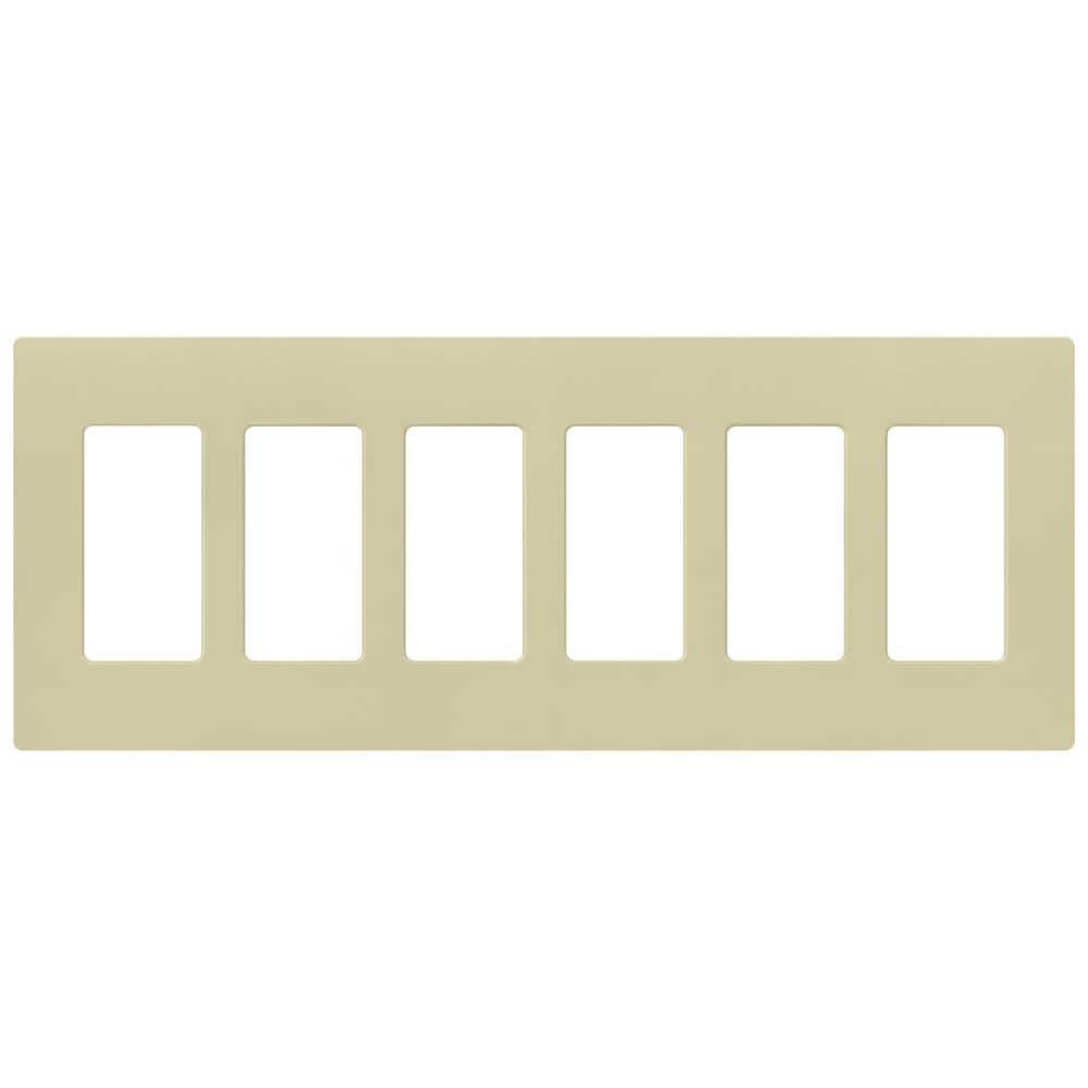 Claro 6 Gang Wall Plate for Decorator/Rocker Switches, Satin, Sage (SC-6-SA) (1-Pack) price history on PriceWatchPro